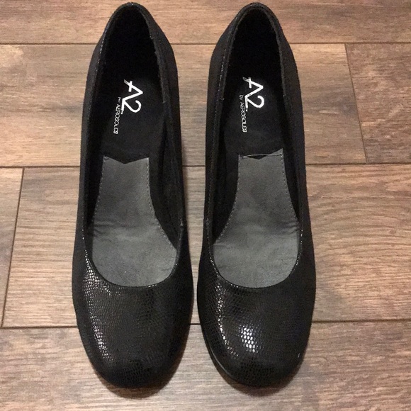 A2 By Aerosoles Shoes - A2 by Aerosoles 8.5 Black Wedge
